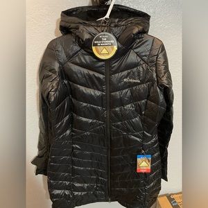 COPY - COPY - Columbia women’s joy peak Omni-Heat infinity mud insulated jacket.